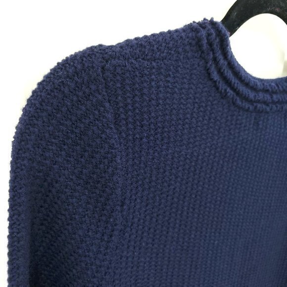 Boden 100% Wool Chunky Knit Cardigan UK 12/US 8 Blue - Picture 7 of 16